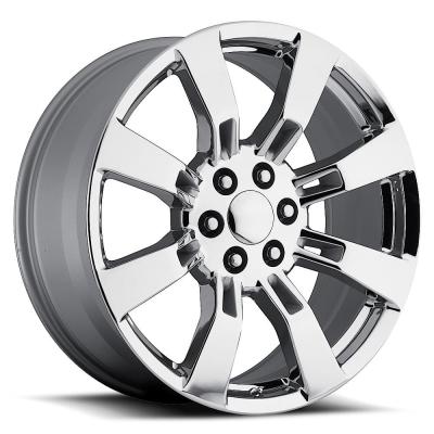 20X8.5 6X5.5 +31 HB 78.1 2009 Gmc Denali/Escalade Chrome With Cap Factory Reproductions