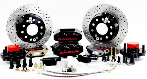 Brake System 11 Inch Front SS4+ Black 66-72 Mopar/Dodge/Plymouth E And B Body BAER Brakes