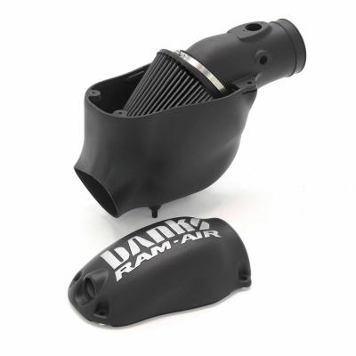 Ram-Air Cold-Air Intake System Dry Filter 08-10 Ford 6.4L Banks Power