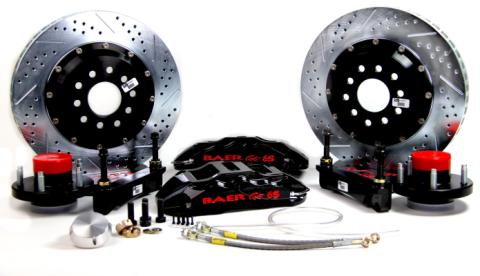 Brake System 14 Inch Front Extreme+ Black 37-48 Ford Truck BAER Brakes