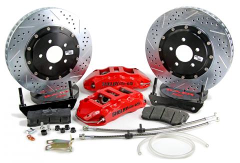 Brake System 14 Inch Front Extreme+ Black 05-13 Ford Mustang BAER Brakes