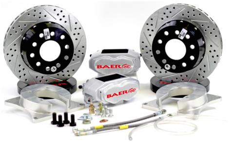 Brake System 11 Inch Rear SS4+ Deep Stage Clear Ford 8.8 Inch BAER Brakes