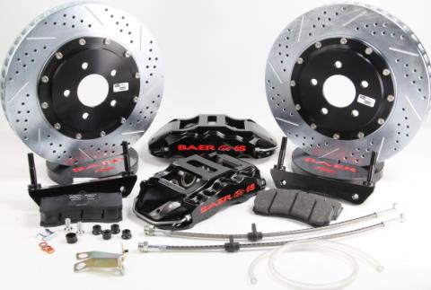 Brake System 15 Inch Front Extreme+ Black 10-14 Camaro BAER Brakes