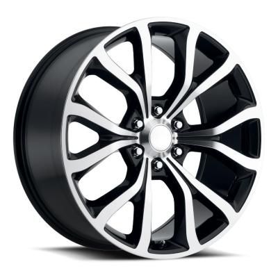 22X9.5 6X135 +44 HB 87.1 Expedition Gloss Black Machine Face With Cap Factory Reproductions