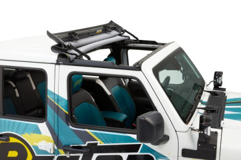 Jeep Gladiator Soft Top Sunrider for Hardtop For Jeep 2020-2024 Gladiator Black Diamond Bestop