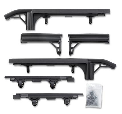 Jeep Door Surrounds For Jeep 2018-Current Wrangler JL 4 Door Black Polypropylene Bestop
