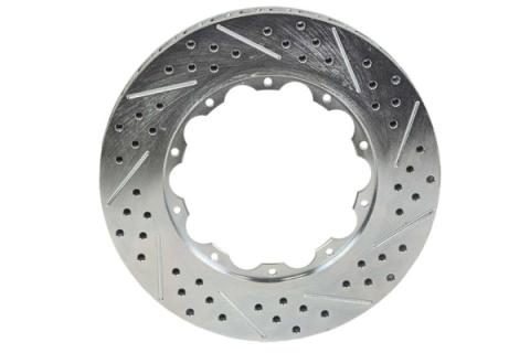 Rotor Ring Replacement 11 Inch Slot Drill W/Zinc Drivers Side BAER Brakes