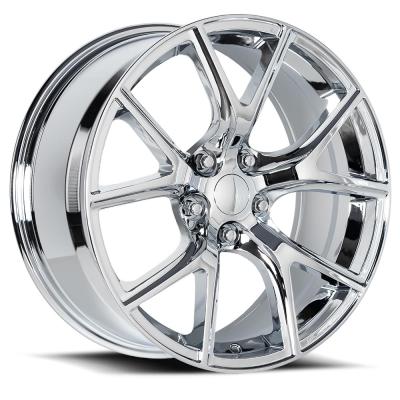 Trakhawk Wheels 20X10 5X5 +50 HB 71.5 Trackhawk Chrome With Cap FR Series 75 Factory Reproductions