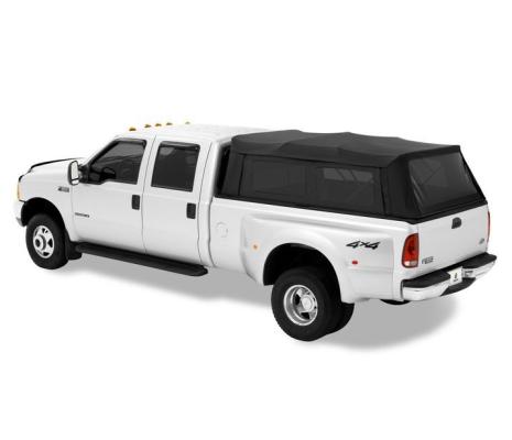 Supertop Truck Bed Cap For Dodge 1994-2017 Ram 1500/2500/3500 8.0 Foot Bed Black Diamond Fabric Bestop