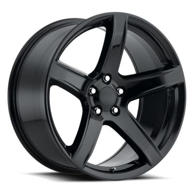 20X11 5X115 +22 HB 71.5 Hellcat Hc2 Gloss Black With Cap Factory Reproductions