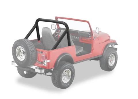 Jeep Sport Bar Covers For Jeep 1980-1983 CJ5 Black Denim Bestop