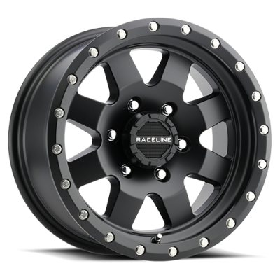 Aluminum Wheels 16x8 Defender 935B Satin Black Multi Spoke 0 Offset 5 on 114.3 Bolt Pattern 83.82 Bore Raceline