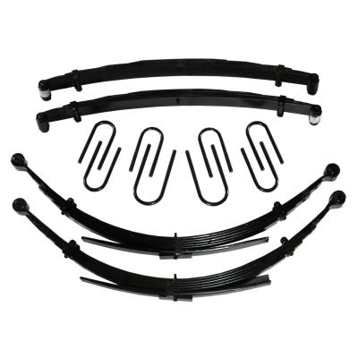 Chevy/GMC Lift Kit 4 Inch Lift 73-87 Suburban For Use w/56 Inch Rear Springs Includes Front/Rear Springs Front/Rear U Bolt Kits Bushing Kit Skyjacker