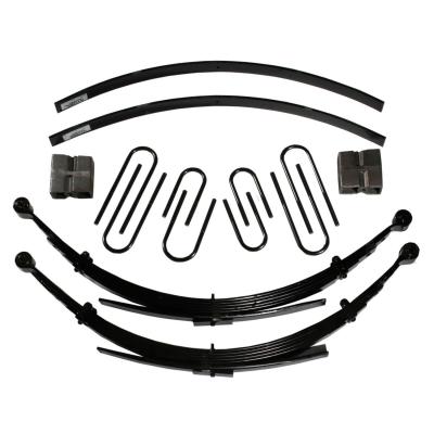 Lift Kit 8 Inch Lift 88 Chevrolet V20 Suburban 88-91 GMC V2500 Suburban 89-91 Chevrolet V2500 Suburban Includes Front Leaf Springs Front/Rear U Bolt Kits Bushing Kit Rear Blocks Brake Line Bracket Rear Add-A-Leafs Skyjacker