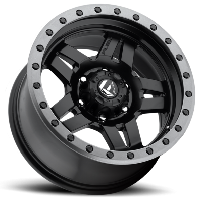 Aluminum Wheels 20X9 Anza D557 6 On 135 Matte Black 87.1 Bore 1 Offset 5 Spoke Fuel Off Road Wheels