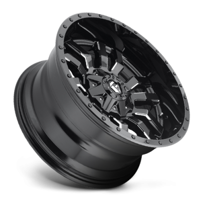 Aluminum Wheels 20X12 Sledge D595 5 On 139.7/5 On 150 Gloss Black Milled 110.1 Bore -44 Offset Fuel Off Road Wheels