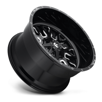Aluminum Wheels 22X10 Stroke D611 5 On 139.7/5 On 150 Gloss Black Milled 110.3 Bore -18 Offset Fuel Off Road Wheels
