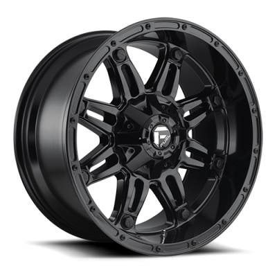 Aluminum Wheels 17X9 Hostage D625 5 On 114.3/5 On 127 Gloss Black 78.1 Bore -12 Offset 33 Lbs Fuel Off Road Wheels