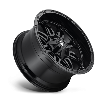 Aluminum Wheels 17X9 Hostage D625 5 On 114.3/5 On 127 Gloss Black 78.1 Bore -12 Offset 33 Lbs Fuel Off Road Wheels