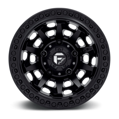 Aluminum Wheels 17X9 Covert D694 5 On 127 Matte Black 71.5 Bore 1 Offset Multi Spoke Fuel Off Road Wheels