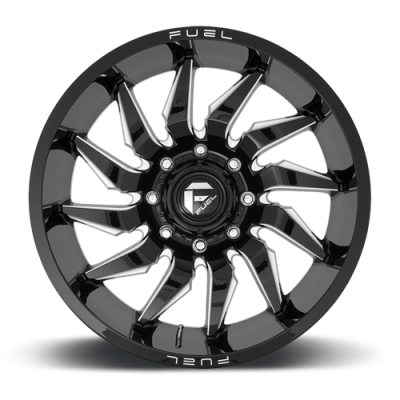 Aluminum Wheels 20X10 Saber D744 5 On 127 Gloss Black Milled 71.5 Bore -18 Offset Fuel Off Road Wheels