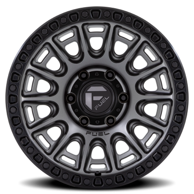 Aluminum Wheels 17X9 Cycle D835 5 On 127 Gunmetal Gray/Black Ring 71.5 Bore 1 Offset Fuel Off Road Wheels