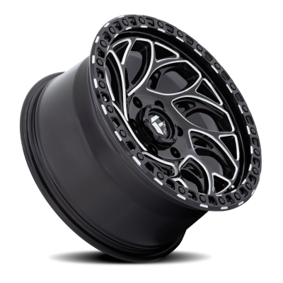 Aluminum Wheels 18X9 Runner OR D840 5 On 127 Gloss Black Milled 71.5 Bore 1 Offset Fuel Off Road Wheels