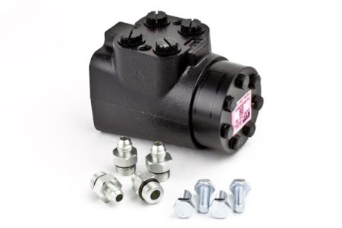 Full Hydraulic Steering Kit, 2.5 Ton Rockwell Axle (46 Inch and Larger Tire Size) PSC Performance Steering Components