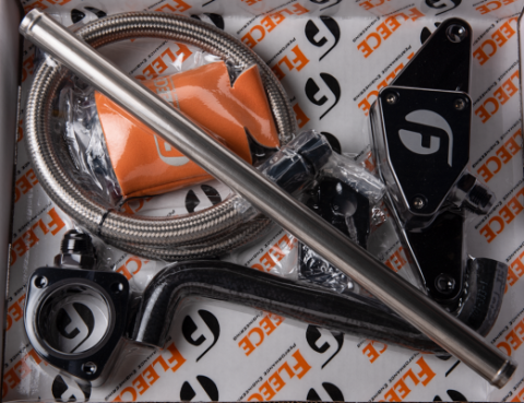 Cummins Coolant Bypass Kit 003-05 Auto Trans with Stainless Steel Braided Line Fleece Performance