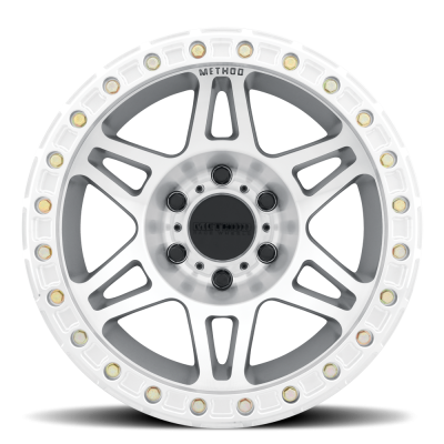 Aluminum Wheels 17x9 Beadlock MR106 Bolt Pattern 8 On 165.1 Offset -44 Lip Size 0 Machined SL Clear Coat Method