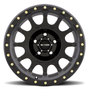 Aluminum Wheels 18x9 NV MR305 Bolt Pattern 5 On 139.7 Offset 18 Lip Size 1.38 Matte Black MB Method