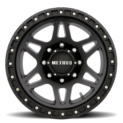 Aluminum Wheels 18x9 MR312 Bolt Pattern 8 On 180 Offset 18 Lip Size 0.91 Matte Black MB Method