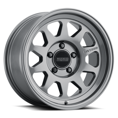 Aluminum Wheels 18x9 MR316 Bolt Pattern 5 On 150 Offset 18 Lip Size 2.56 Gloss Titanium TT Method