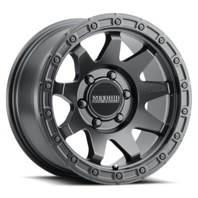 Aluminum Wheels 18x9 MR317 Bolt Pattern 5 On 150 Offset 18 Lip Size 0.83 Matte Black MB Method