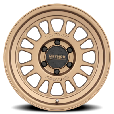Aluminum Wheels 18x8.5 MR318 Bolt Pattern 6 On 139.7 Offset 40 Lip Size 1.22 Method Bronze BZ Method