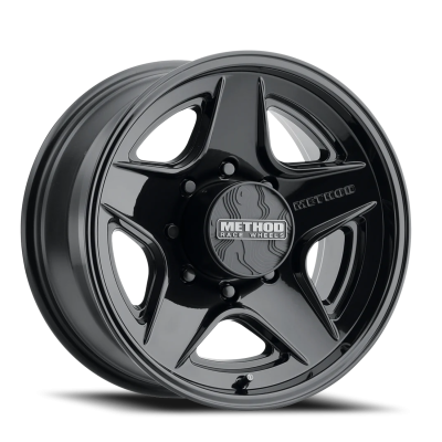 Aluminum Wheels 20x9 MR319 Bolt Pattern 8 On 180 Offset 18 Lip Size 1.06 Gloss Black GB Method