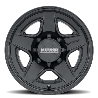 Aluminum Wheels 20x9 MR319 Bolt Pattern 8 On 180 Offset 18 Lip Size 1.06 Gloss Black GB Method