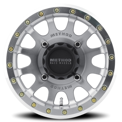 Aluminum Wheels 15x7 MR401 Beadlock UTV Bolt Pattern 4 On 156 Offset 13 Lip Size 1.77 Machined Raw Machined SL Method