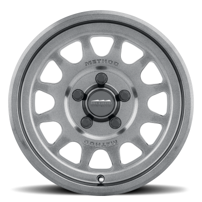 Aluminum Wheels 15x7 MR414 Bead Grip UTV Bolt Pattern 5 On 114.3 Offset 38 Lip Size 0.79 Graphite GY Method