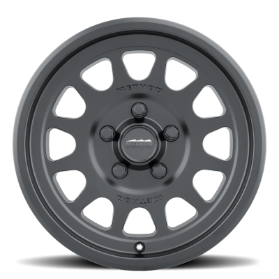 Aluminum Wheels 15x7 MR414 Bead Grip UTV Bolt Pattern 5 On 114.3 Offset 38 Lip Size 0.79 Matte Black MB Method