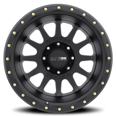 Aluminum Wheels 20x12 NV MR605 Bolt Pattern 8 On 165.1 Offset -52 Lip Size 4.92 Matte Black MB Method