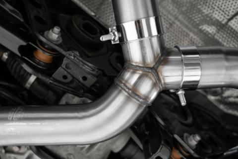 2023-Up Toyota Corolla GR 1.6L Armor Pro T304 Stainless Steel 3 Inch Cat-Back Dual Split Rear with Burnt End Tips MBRP