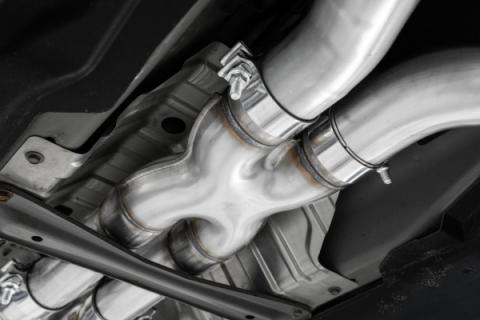2017-2022 Infiniti Q60 3.0L 3 Inch Cat-Back Dual Split Rear Exit Tour Version T304 Stainless Steel MBRP