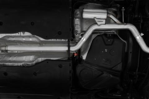 2022-Up Volkswagen Jetta GLI 2.0 TSI T304 Stainless Steel 3 Inch Cat-Back 2.5 Inch Dual Split Rear with Carbon Fiber Tips Street Profile MBRP