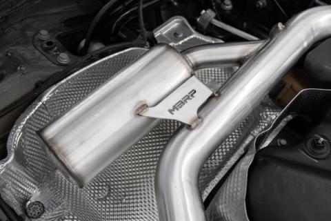 2022-Up Volkswagen Golf GTI MK8 T304 Stainless Steel 3 Inch Cat-Back 2.5 Inch Dual Split Rear with Carbon Fiber Tips MBRP