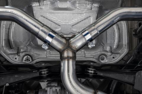 2022-Up Audi S3 Armor Pro 3 Inch Cat-Back Exhaust System with Quad Mirror Polished Tips, Valve Delete MBRP