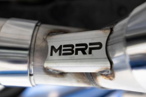 2022-Up Audi S3 Armor Pro 3 Inch Cat-Back Exhaust System with Quad Carbon Fiber Tips, Valve Delete MBRP
