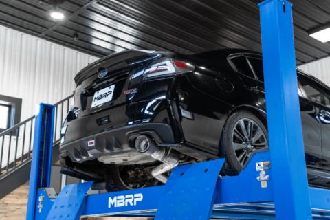 Subaru Impreza WRX/WRX STI 2.0L/2.5L 3.0 Inch Cat-Back Single Rear Exit T304 Stainless Steel with Burnt End Tip MBRP