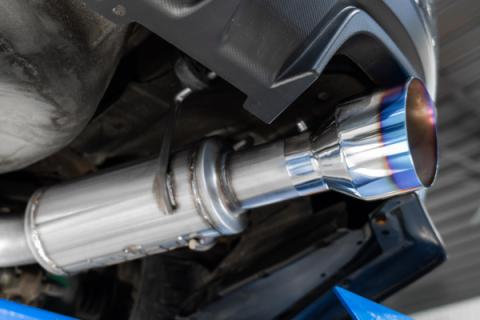 Subaru Impreza WRX/WRX STI 2.0L/2.5L 3.0 Inch Cat-Back Single Rear Exit T304 Stainless Steel with Burnt End Tip MBRP