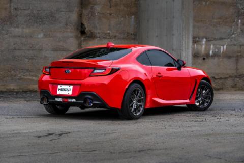 22-Up Subaru BRZ and 22-Up Toyota GR86 2.4L T304 Stainless Steel 2.5 Inch Axle-Back Dual Split Rear with Burnt End Tips MBRP